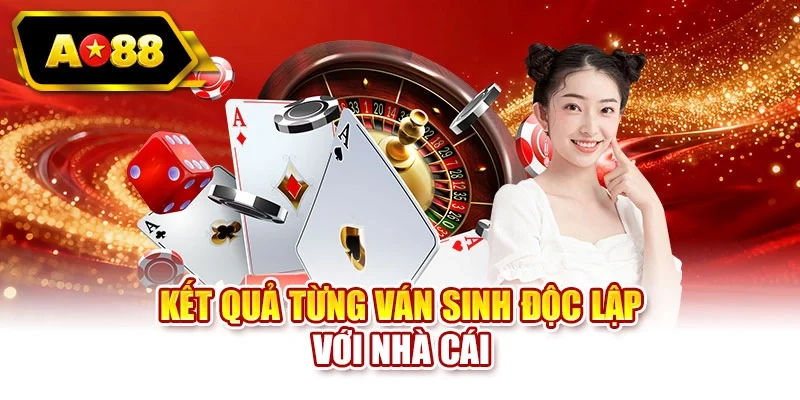 Kết quả từng ván sinh độc lập với nhà cái