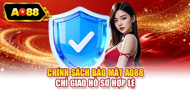 Chính sách bảo mật AO88 chỉ giao hồ sơ hợp lệ