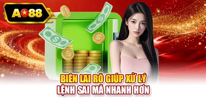 Biên lai rõ giúp xử lý lệnh sai mã nhanh hơn
